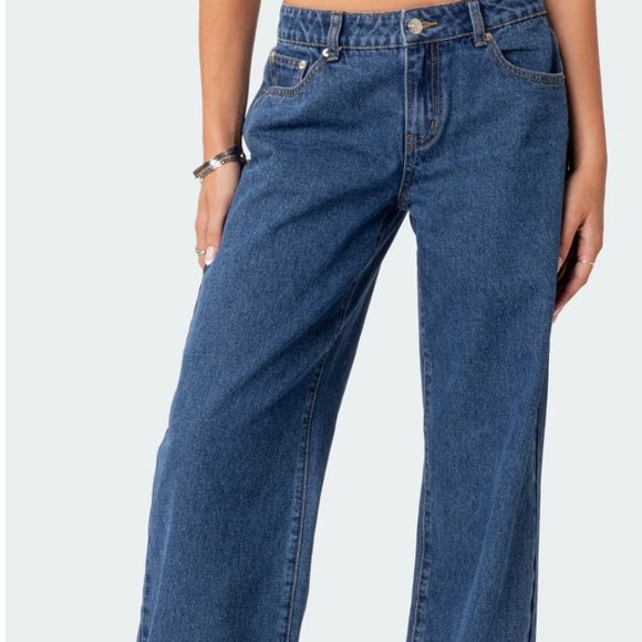 Edikted Denim - NWT Edikted low rise wide leg jeans.  Size M